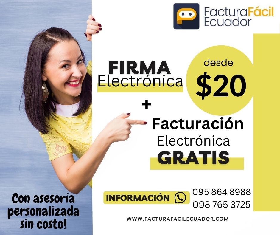 Firma electrónica y Facturación Gratis