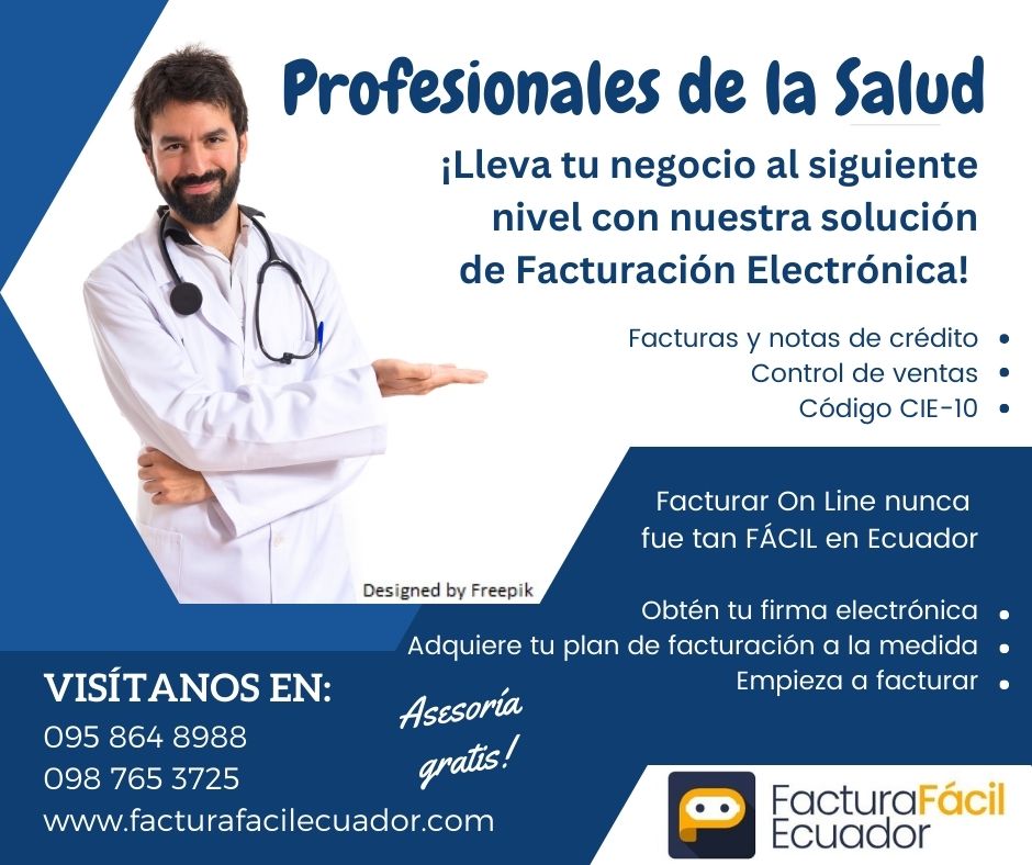 Promoción de Médicos Factura Fácil Ecuador